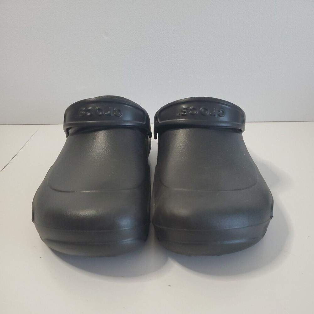 Crocs Mens Black Crocs At Work Bistro Clog Size 13